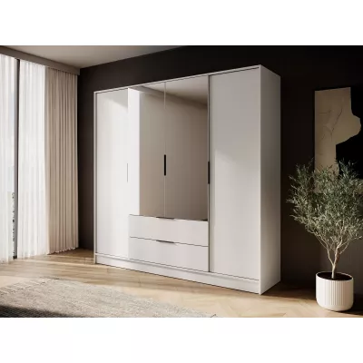 Kombinált gardrób 206 cm COSIMA tükörrel - kasmír