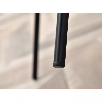 ELIZARA kárpitozott étkezőszék - grafit / fekete