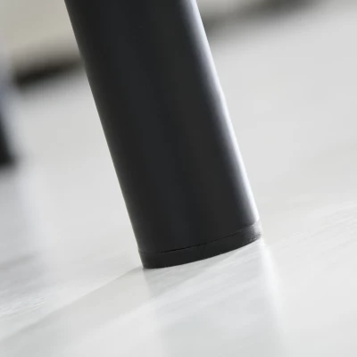 NEAL designer dohányzóasztal - fekete / fekete márvány