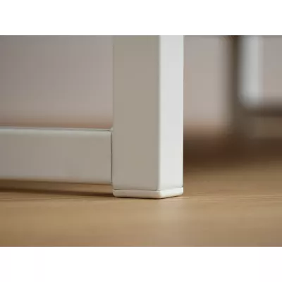SORLEY polc fiókkal - fehér / tölgyfa