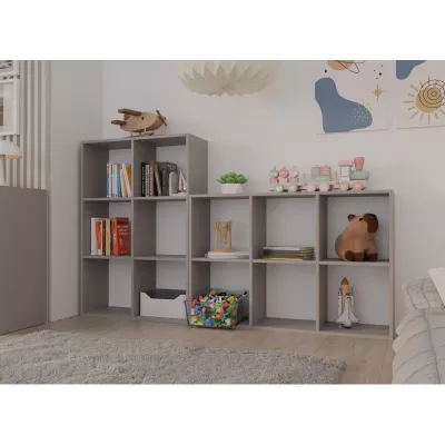RAINIS 2 polcos elem - szürkésbarna