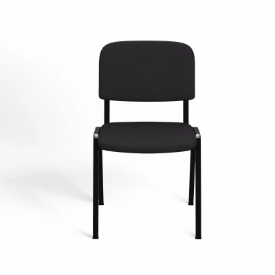 4 darabos KETRAN tárgyalószék szett - fekete