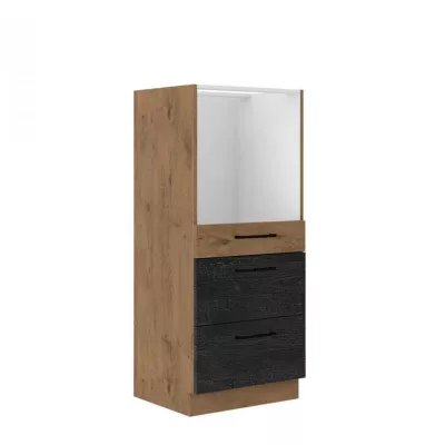 Konyhaszekrény beépített sütőhöz 60 cm ZHILAN 2 - lancelot tölgy / sötét fa