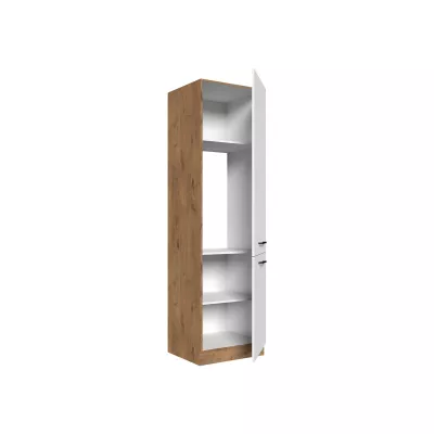 Magas konyhaszekrény 60 cm ZHILAN 1 - lancelot tölgy / sötét fa