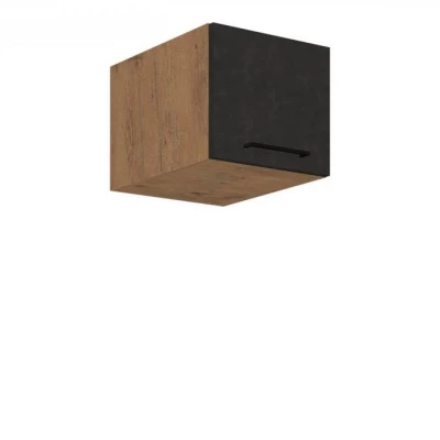 Felső konyhaszekrény 40 cm ZHILAN - lándzsás tölgy / matera