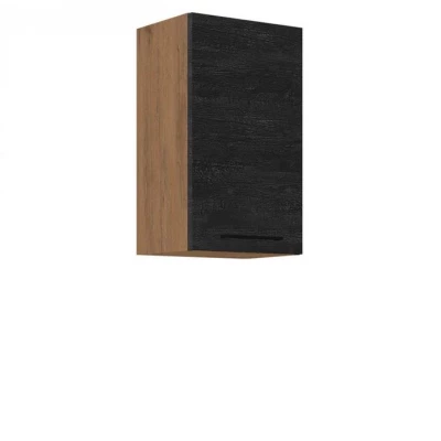 Felső konyhai magas szekrény 45 cm ZHILAN - lancelot tölgy / sötét fa