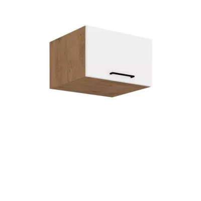 Felső zárt konyhaszekrény 60 cm ZHILAN 2 - lancelot tölgy / fényes fehér