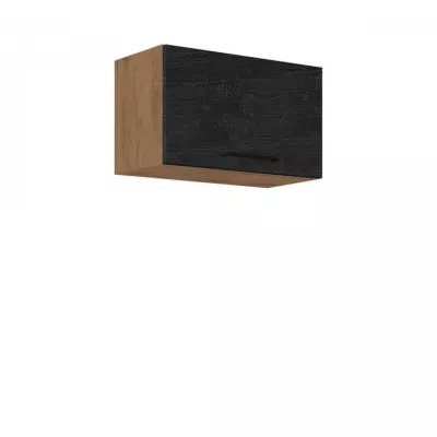 Felső zárt konyhaszekrény 60 cm ZHILAN 1 - lancelot tölgy / sötét fa