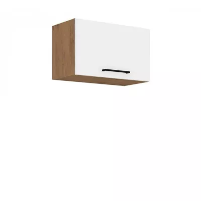 Felső zárt konyhaszekrény 60 cm ZHILAN 1 - lancelot tölgy / fényes fehér
