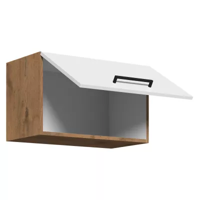 Felső zárt konyhaszekrény 60 cm ZHILAN 1 - lancelot tölgy / sötét fa