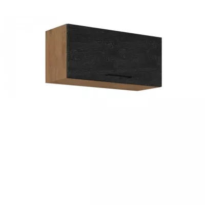 Felső zárt konyhaszekrény 80 cm ZHILAN 1 - lancelot tölgy / sötét fa