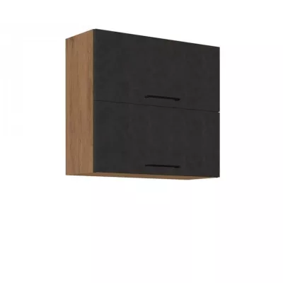 Felső konyhaszekrény 80 cm ZHILAN - lándzsás tölgy / matera