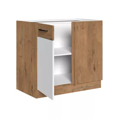 Alsó konyhaszekrény 90 cm ZHILAN - lancelot tölgy / matera
