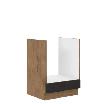Konyhaszekrény beépített sütőhöz 60 cm ZHILAN - lancelot tölgy / matera