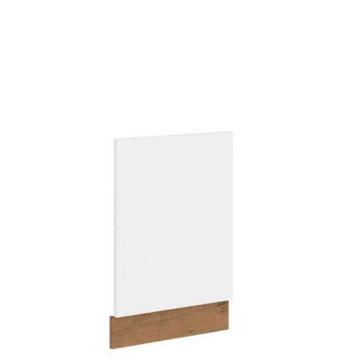 ZHILAN konyhaszekrény ajtó - 570x446 mm, lancelot tölgy / fényes fehér