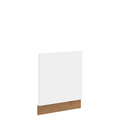ZHILAN konyhaszekrény ajtó - 570x596 mm, lancelot tölgy / fényes fehér