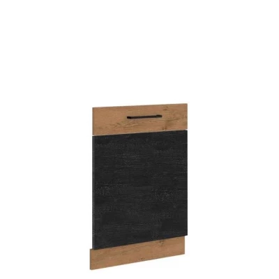 ZHILAN konyhaszekrény ajtó - 713x596 mm, lancelot tölgy / sötét fa
