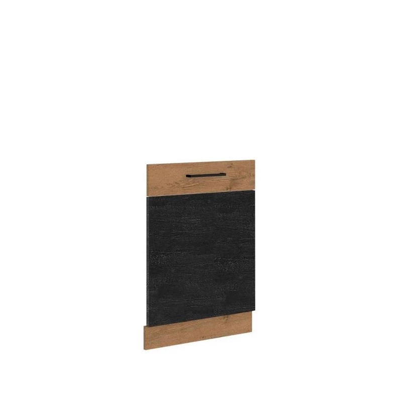 ZHILAN konyhaszekrény ajtó - 713x596 mm, lancelot tölgy / sötét fa