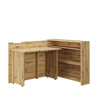 Összecsukható íróasztal CELENA - artisan tölgyfa, balos