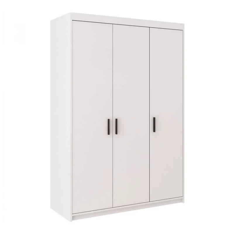 Gardróbszekrény 133 cm hálószobába ARCATA - fehér