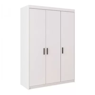Gardróbszekrény 133 cm hálószobába ARCATA - fehér