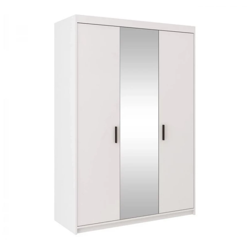 Tükrös gardrób 133 cm ARCATA - fehér