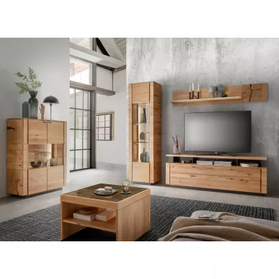 TV állvány LELA - olajozott tölgyfa