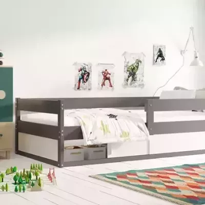 Gyerekágy 80x160 ZIXI ajtóval - grafitszürke