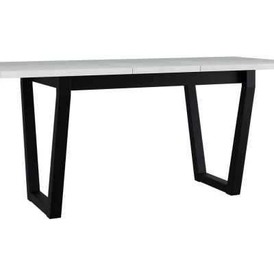 Kihúzható étkezőasztal 140x80 cm ALVARADO 2 - unokája tölgy / fekete
