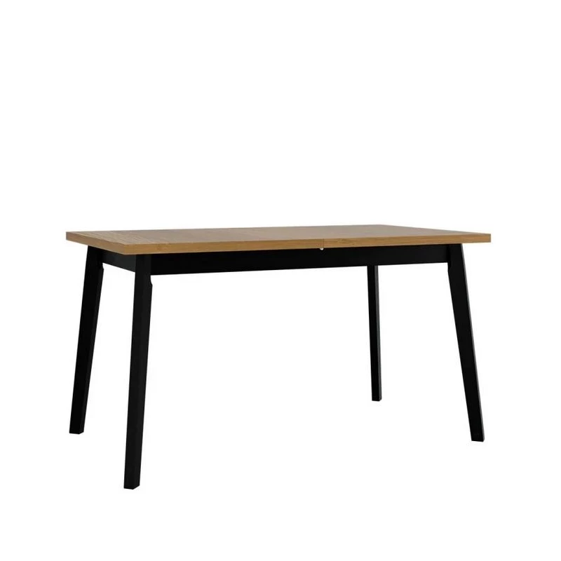 Kihúzható étkezőasztal 140x80 AMES 5 - unokája tölgy / fekete