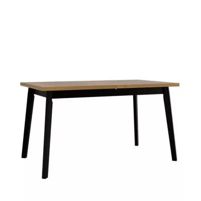 Kihúzható étkezőasztal 140x80 AMES 5 - unokája tölgy / fekete