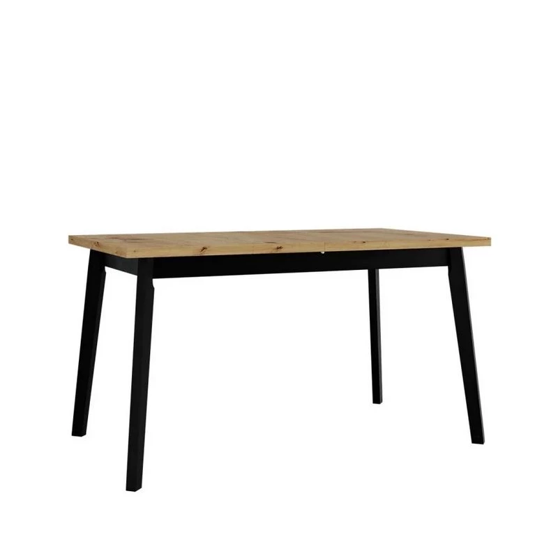 Kihúzható étkezőasztal 140x80 AMES 5 - artisan tölgy / fekete