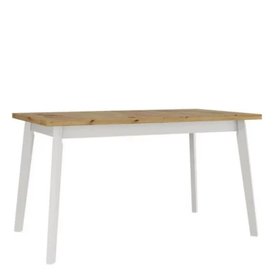Kihúzható étkezőasztal 140x80 AMES 5 - artisan tölgy / fehér