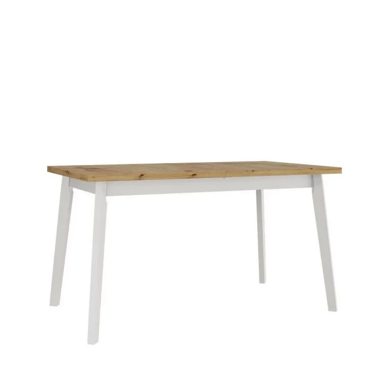 Kihúzható étkezőasztal 140x80 AMES 5 - artisan tölgy / fehér