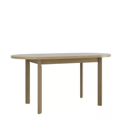Kihúzható ovális étkezőasztal 160x80 cm BANGS 9 - sonoma tölgyfa