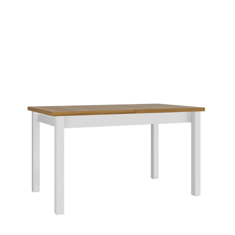 Kihúzható étkezőasztal 140x80 cm CAMBERT XL 1 - unokája tölgy / fehér