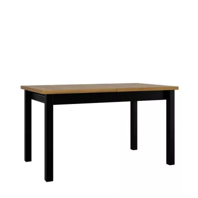 Kihúzható étkezőasztal 140x80 cm CAMBERT XL 1 - unokája tölgy / fekete