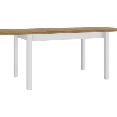 Kihúzható étkezőasztal 140x80 cm CAMBERT XL 1 - unokája tölgy / fekete