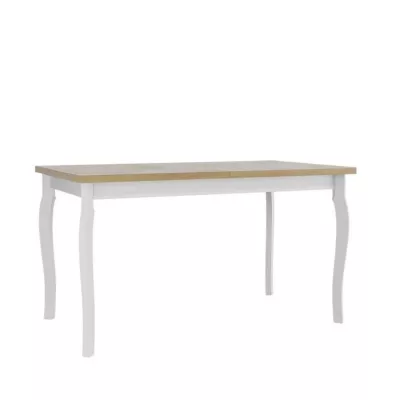 Kihúzható étkezőasztal 140x80 cm ELISEK 5 - sonoma tölgy / fehér