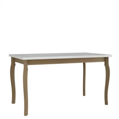 Kihúzható étkezőasztal 140x80 cm ELISEK 5 - fehér / sonoma tölgy