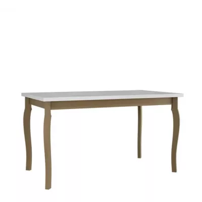 Kihúzható étkezőasztal 140x80 cm ELISEK 5 - fehér / sonoma tölgy