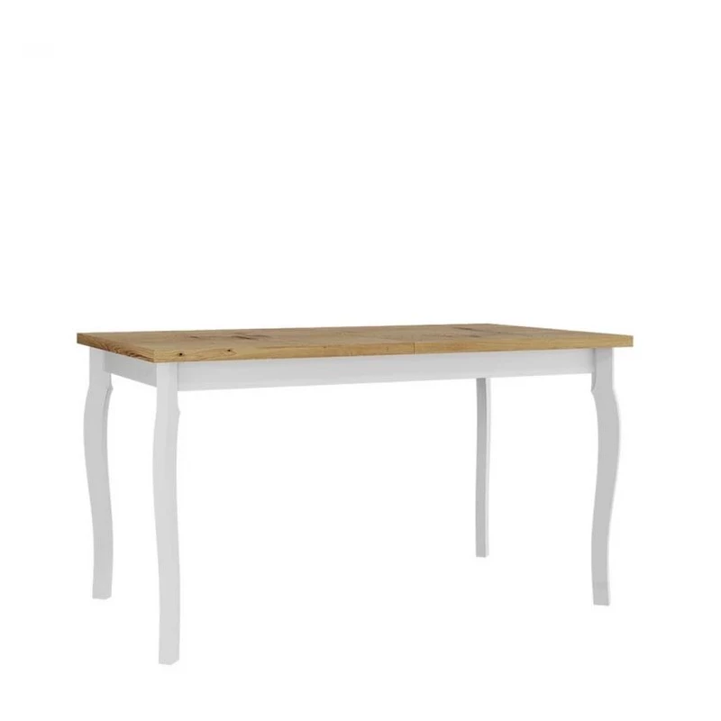 Kihúzható étkezőasztal 140x80 cm ELISEK 5 - artisan tölgy / fehér