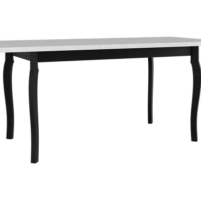 Kihúzható étkezőasztal 140x80 cm ELISEK 5 - unokája tölgy / fekete