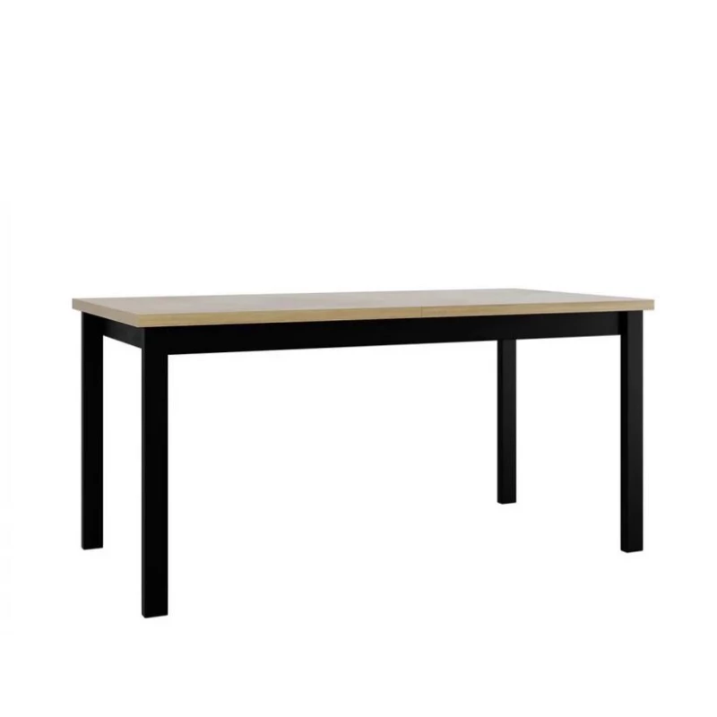 Kihúzható konyhaasztal 160x90 cm ELISEK 4 - sonoma tölgy / fekete