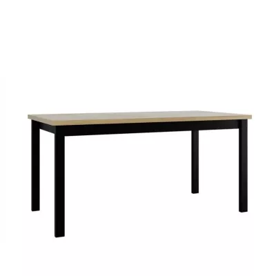 Kihúzható konyhaasztal 160x90 cm ELISEK 4 - sonoma tölgy / fekete