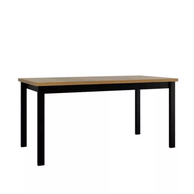 Kihúzható konyhaasztal 160x90 cm ELISEK 4 - unokája tölgy / fekete