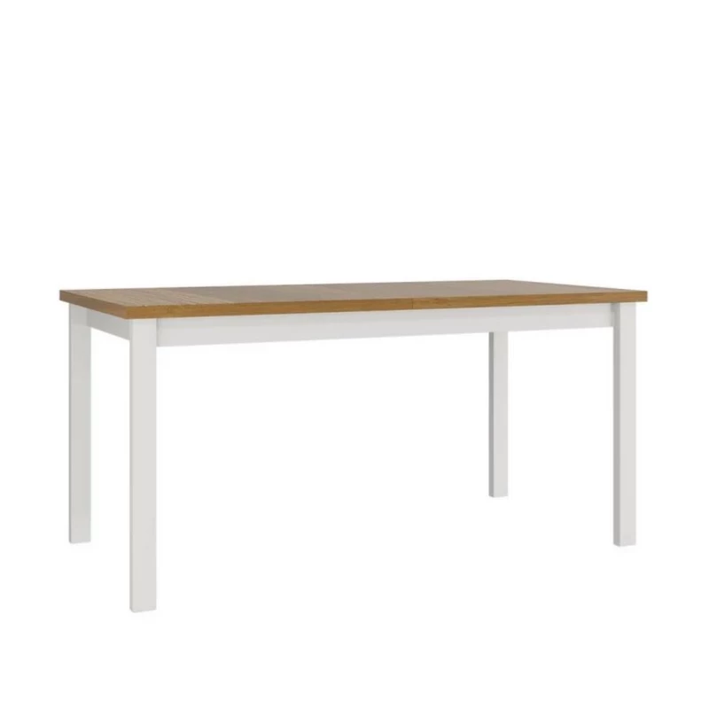 Kihúzható konyhaasztal 160x90 cm ELISEK 4 - unokája tölgy / fehér
