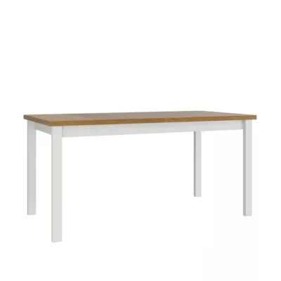 Kihúzható konyhaasztal 160x90 cm ELISEK 4 - unokája tölgy / fehér