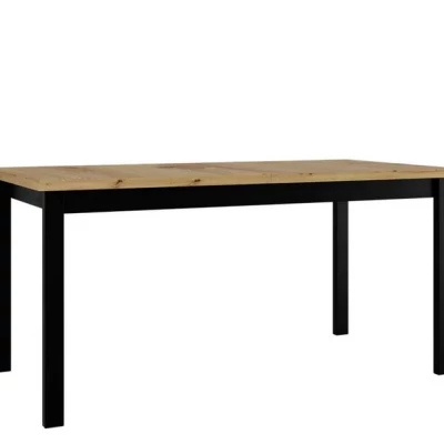 Kihúzható konyhaasztal 160x90 cm ELISEK 4 - artisan tölgy / fekete