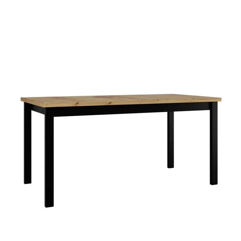 Kihúzható konyhaasztal 160x90 cm ELISEK 4 - artisan tölgy / fekete